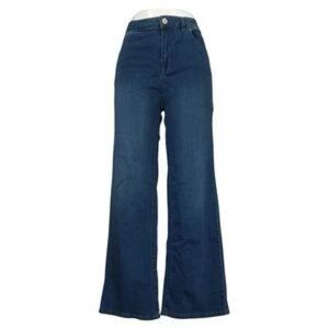 Belle by Kim Gravel Dark Blue Flare Jeans